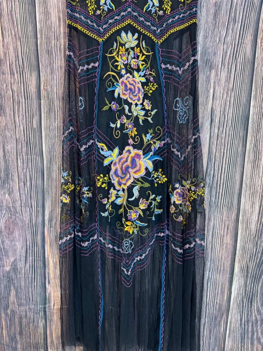 Sundance Lady Annie Embroidered Mesh Dress - Picture 11 of 12